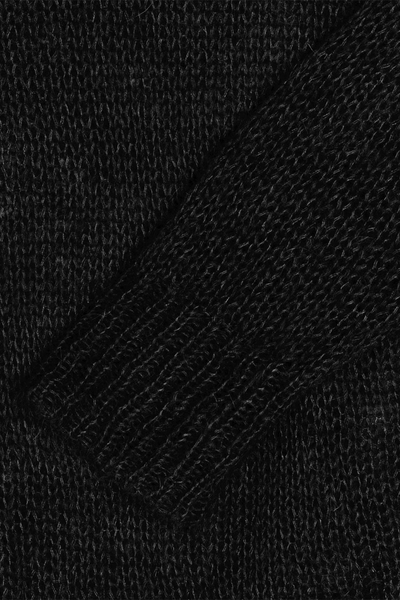 S loose knit sweater Black