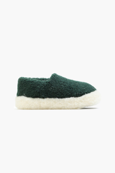 Slippers siberian Dark green