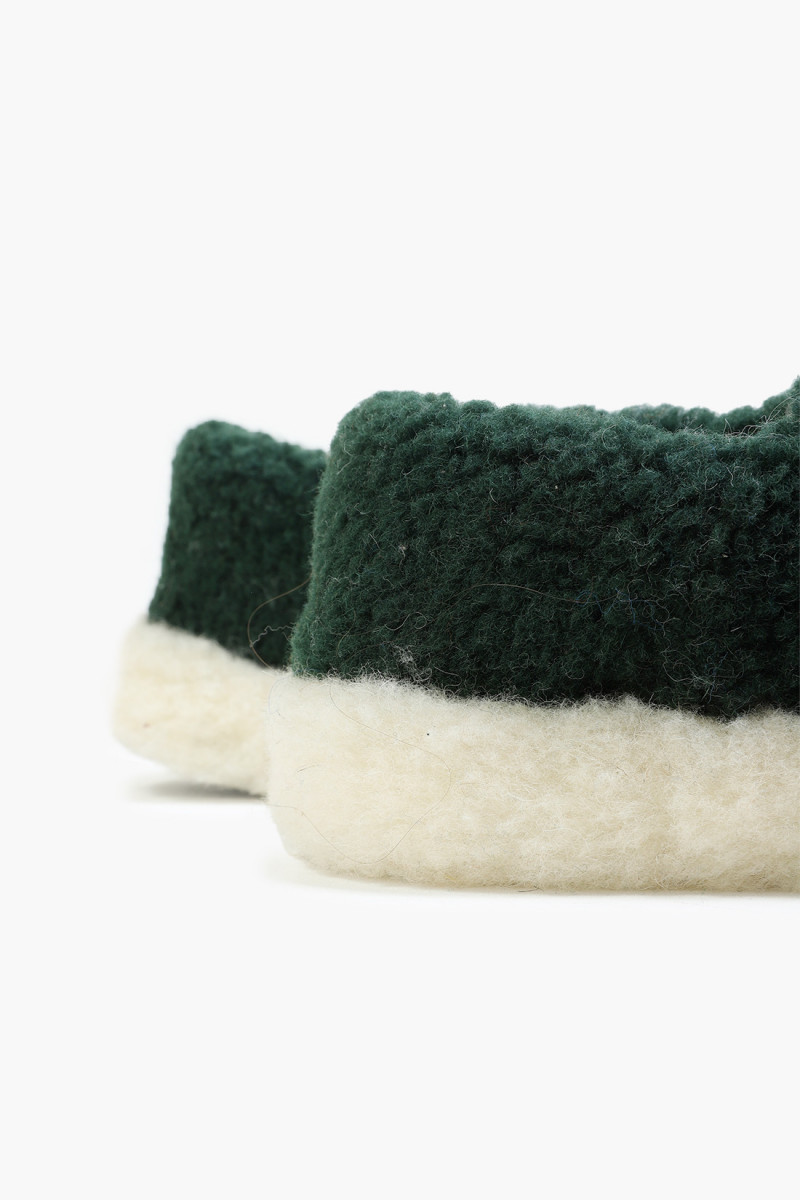 Slippers siberian Dark green