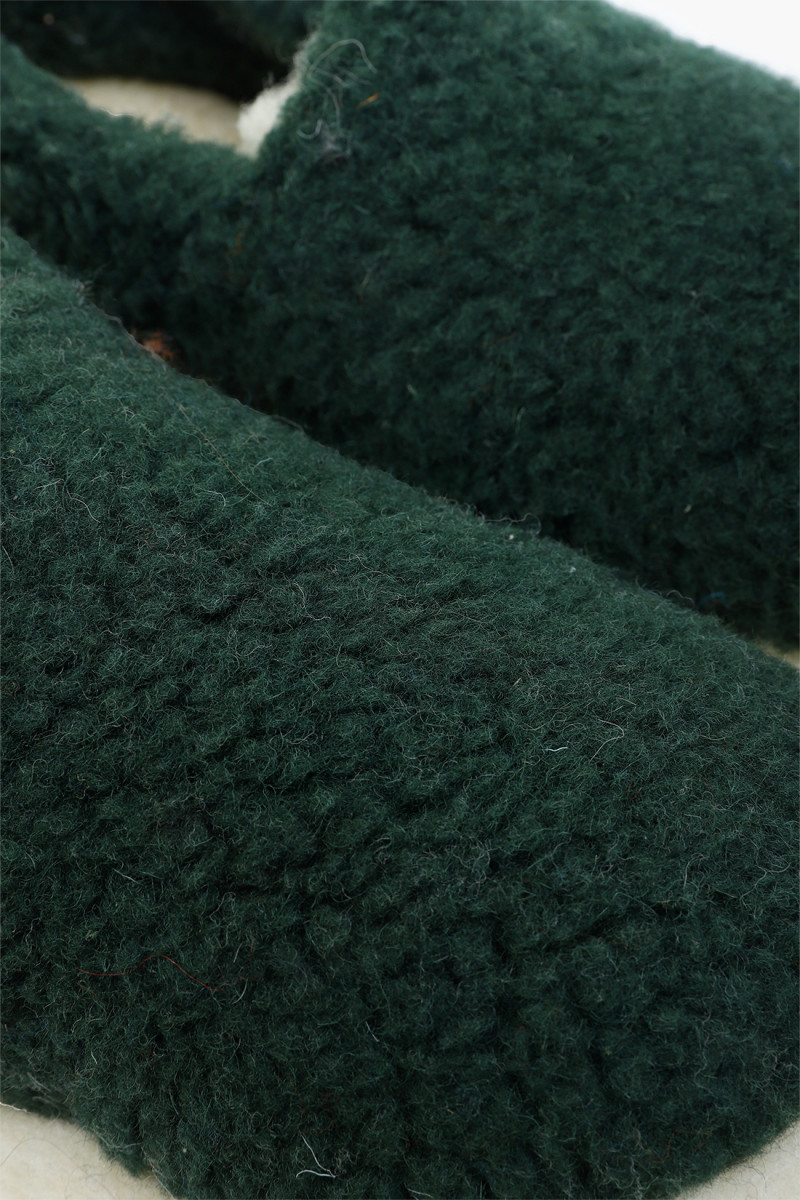 Slippers siberian Dark green