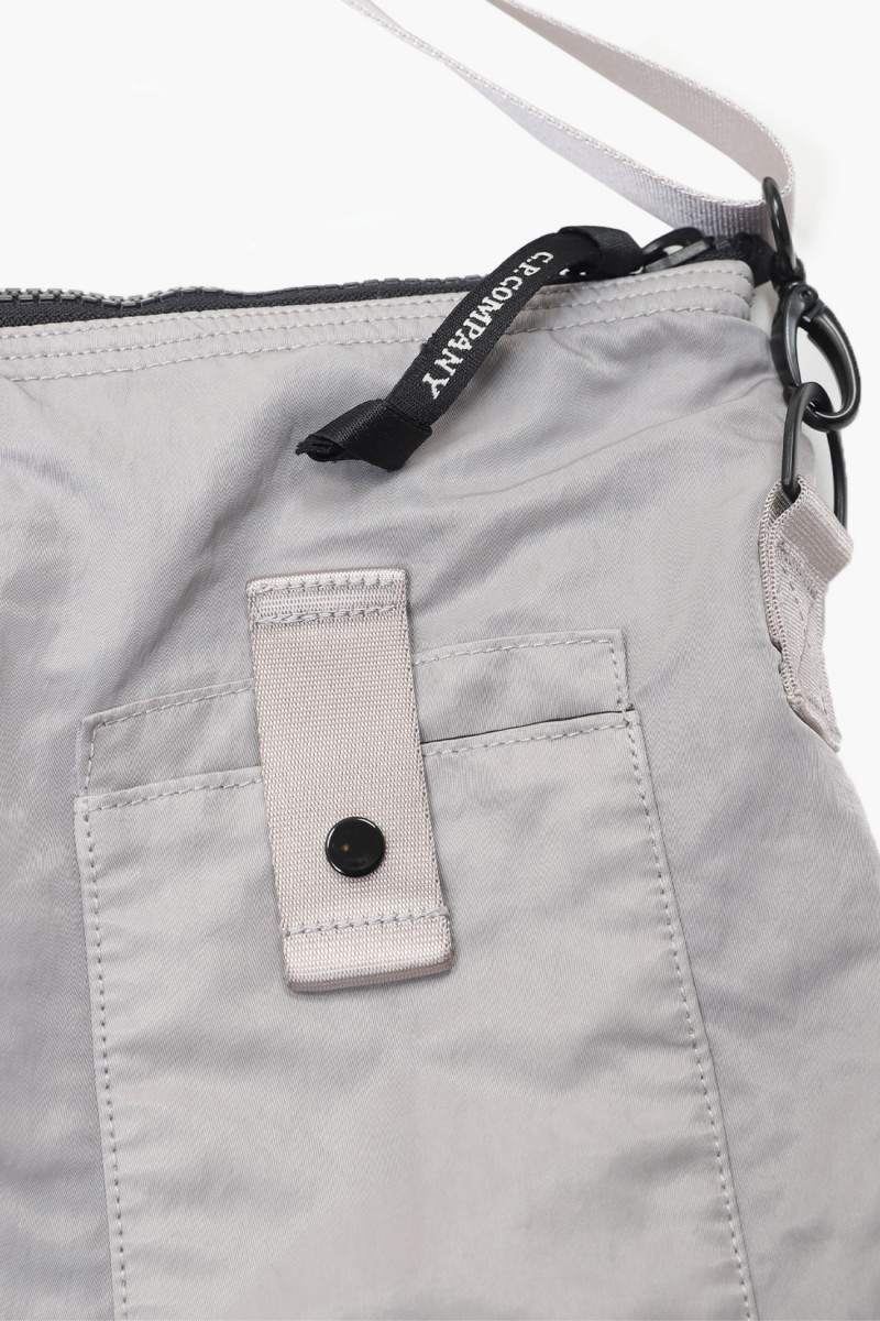 Nylon b tote bag Drizzly grey
