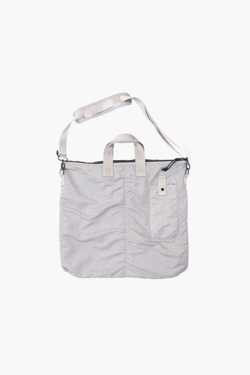 Nylon b tote bag Drizzly grey