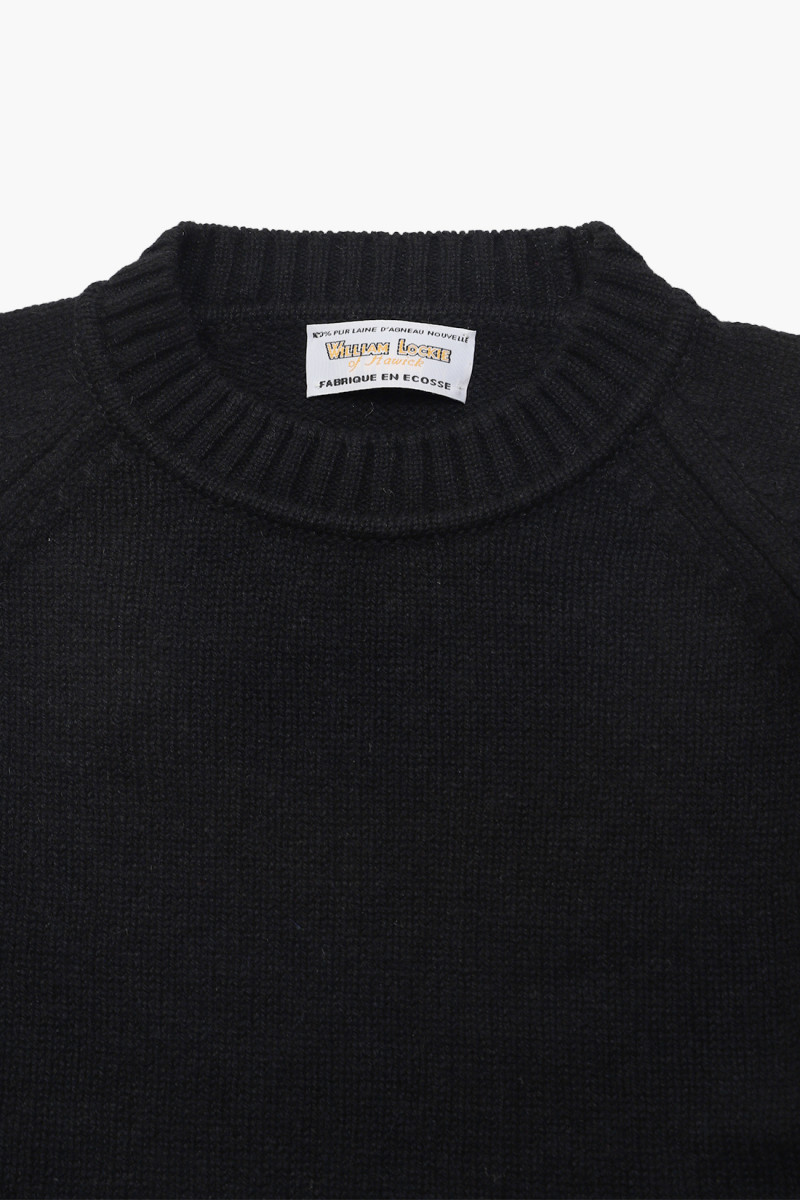 Lowther 47097 raglan crew Black