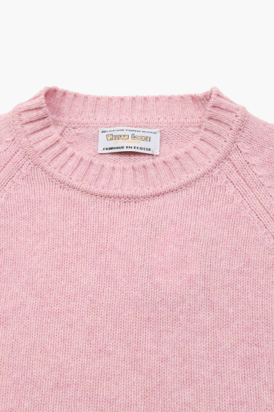 William lockie Lowther 47097 raglan crew Pink haze - GRADUATE STORE
