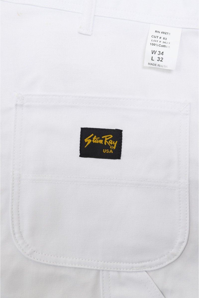 80's painter pant White