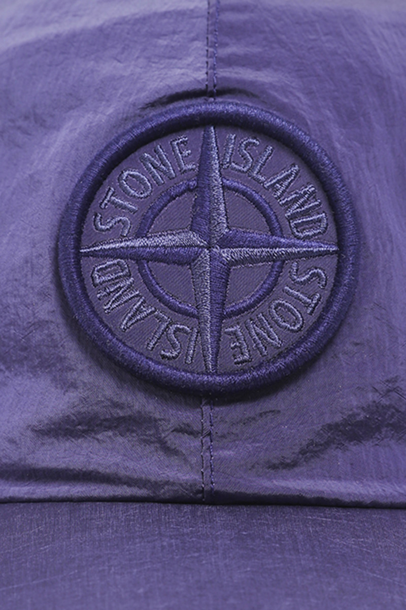 99576 nylon logo cap v0047 Lavanda
