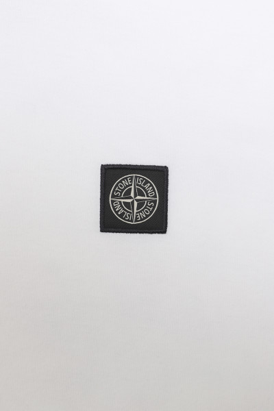 Stone island 24113 short sleeve tee a0001 Bianco - GRADUATE STORE
