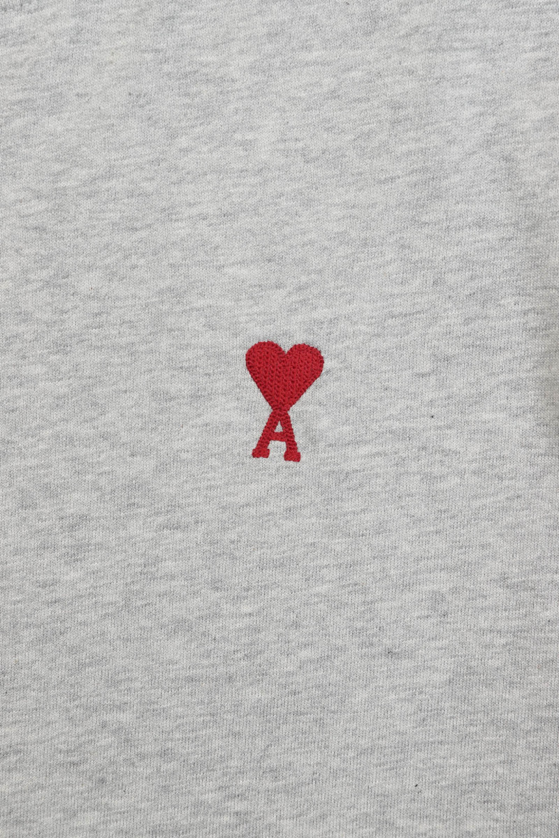 T-shirt ami de coeur Gris cendre chine