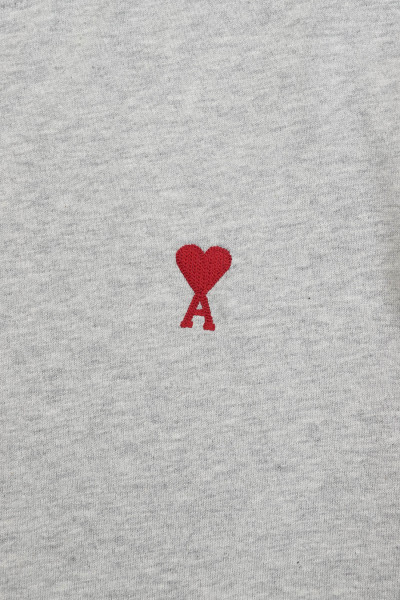 Ami T-shirt ami de coeur Gris cendre chine - GRADUATE STORE