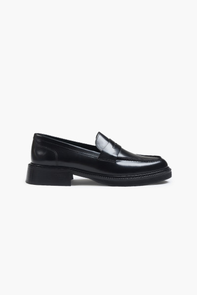 Heeled townee penny loafer...