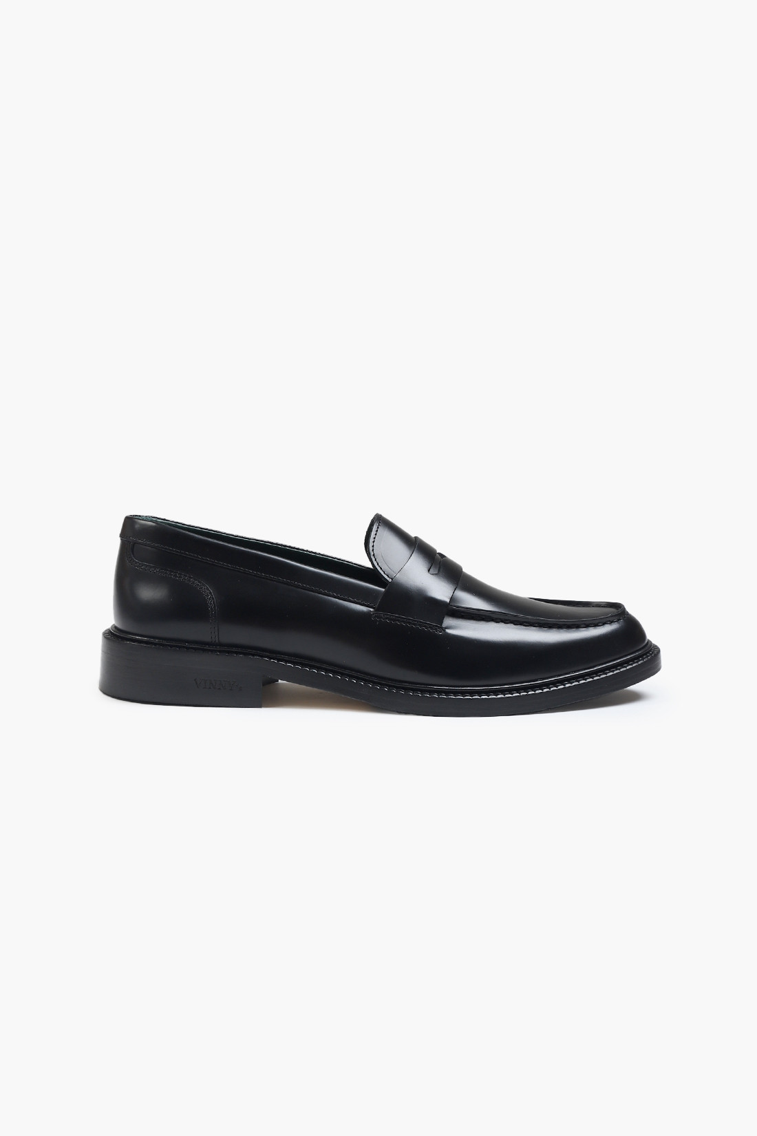 Townee penny loafer Black polido