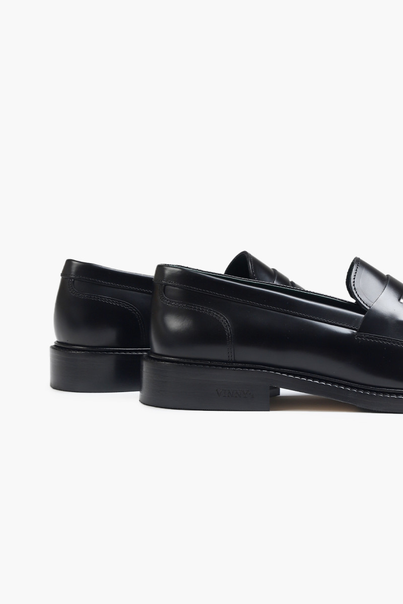 Townee penny loafer Black polido