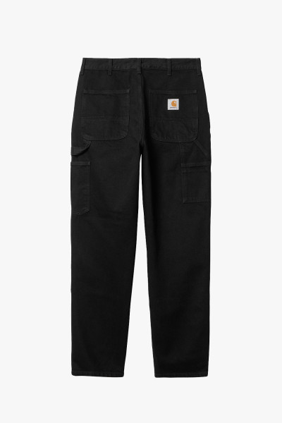 Carhartt wip Double knee pant Black rinsed - GRADUATE STORE