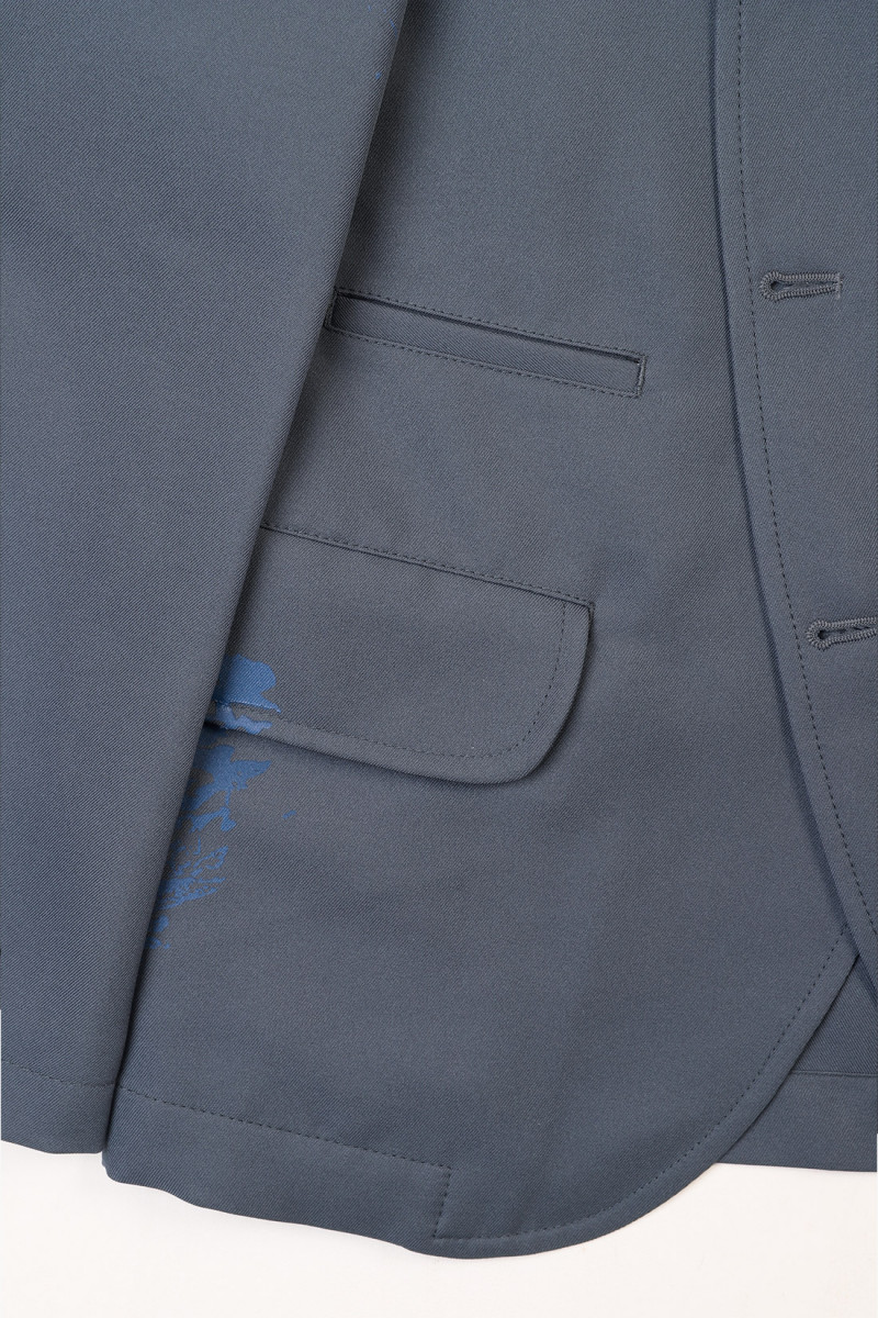 Mens jacket woven Grey 1