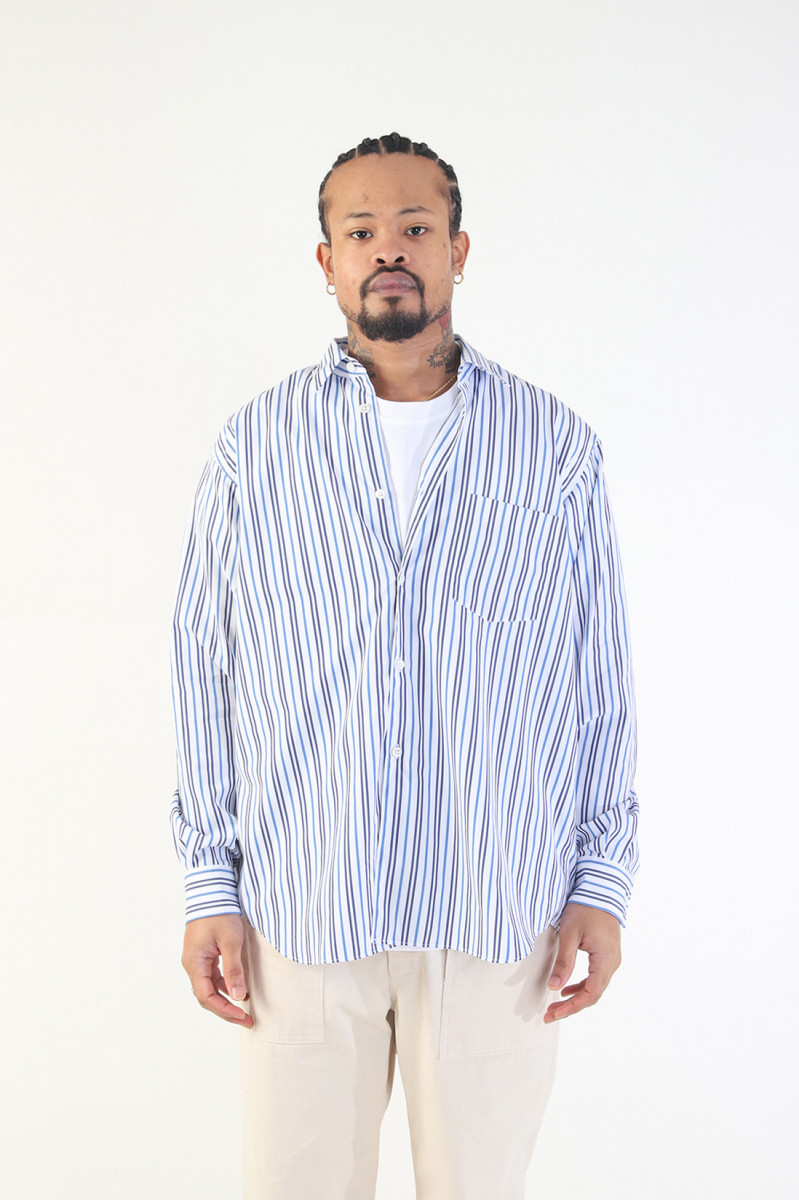 Mens shirt woven Stripe 117