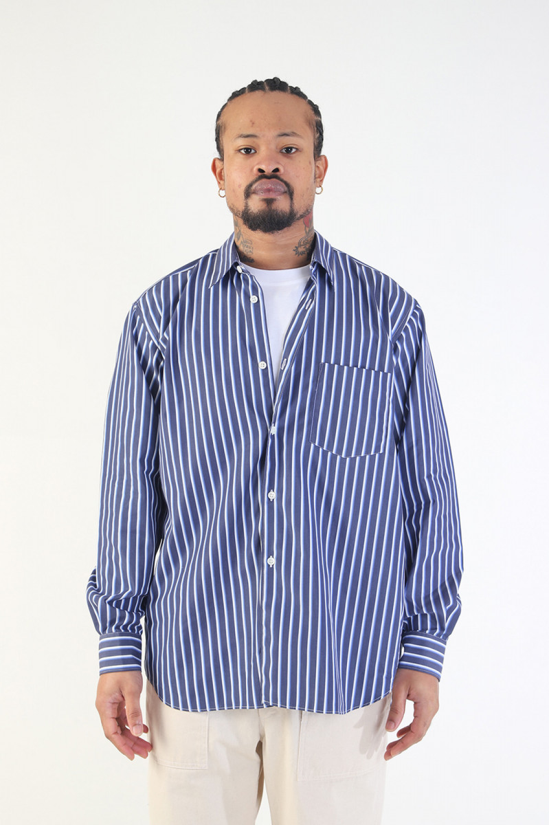 Mens shirt woven Stripe 116