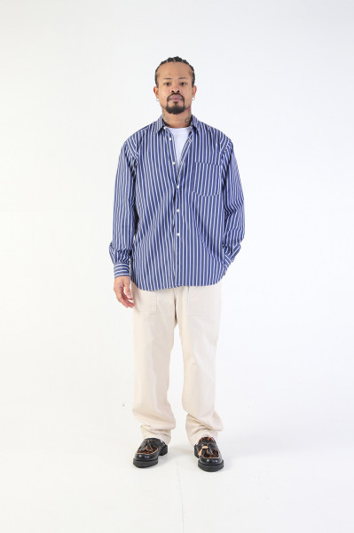 Mens shirt woven Stripe 116