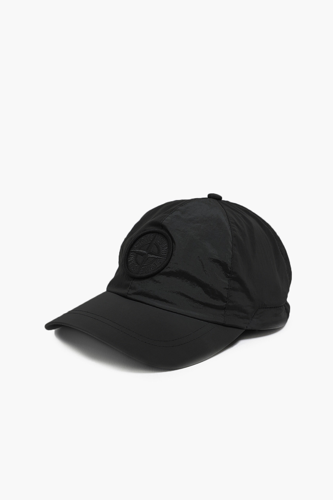 99576 nylon logo cap v0029 Nero
