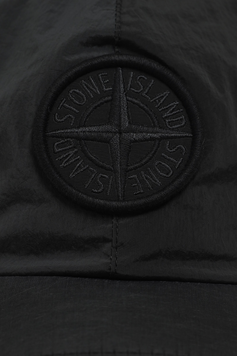 99576 nylon logo cap v0029 Nero