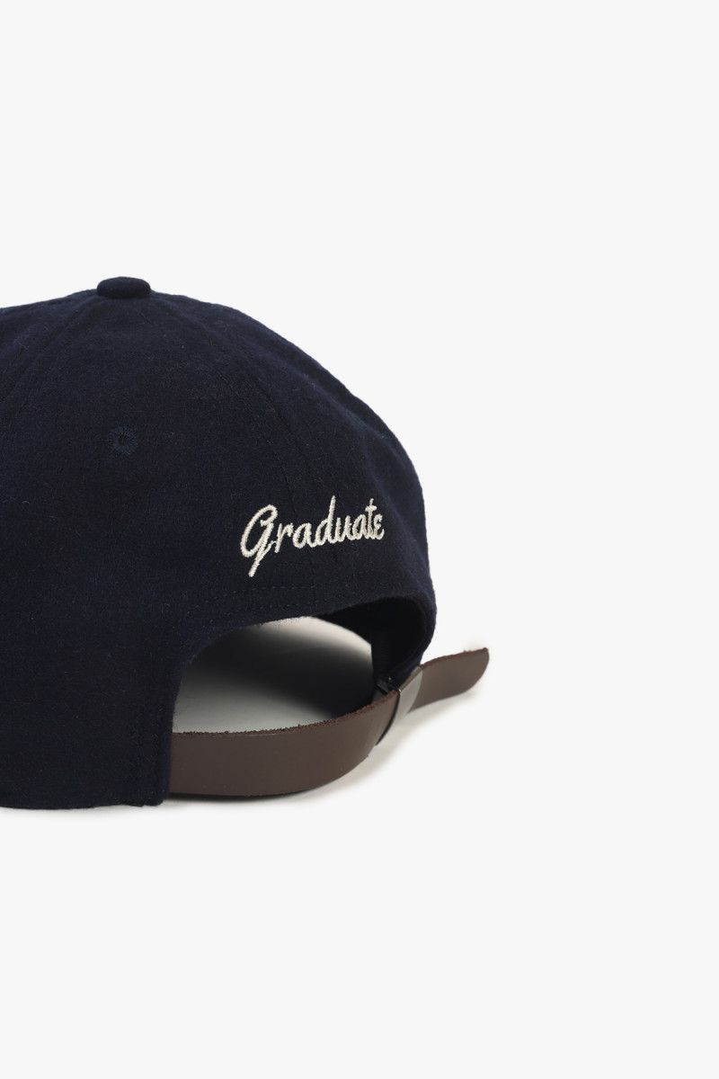Graduate custom cap wool Navy