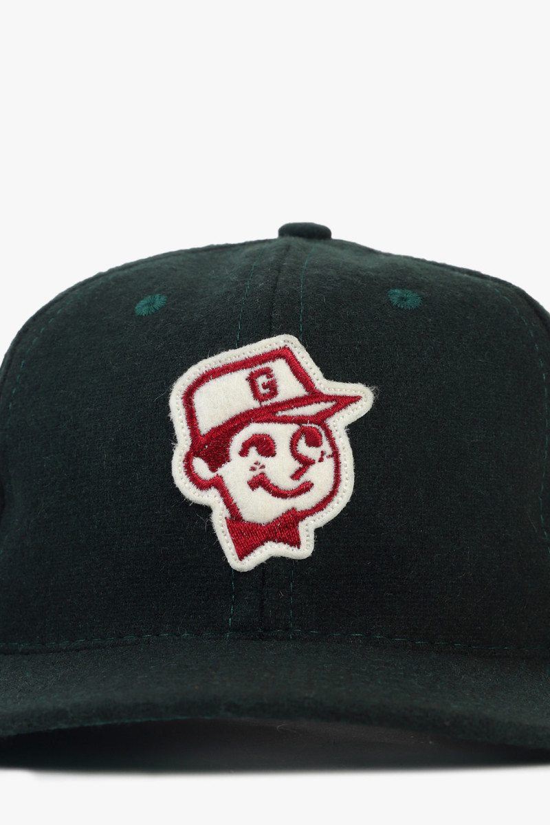 Graduate custom cap wool Bottle green