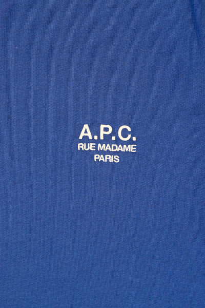 A.p.c. T-shirt raymond Blue/white - GRADUATE STORE