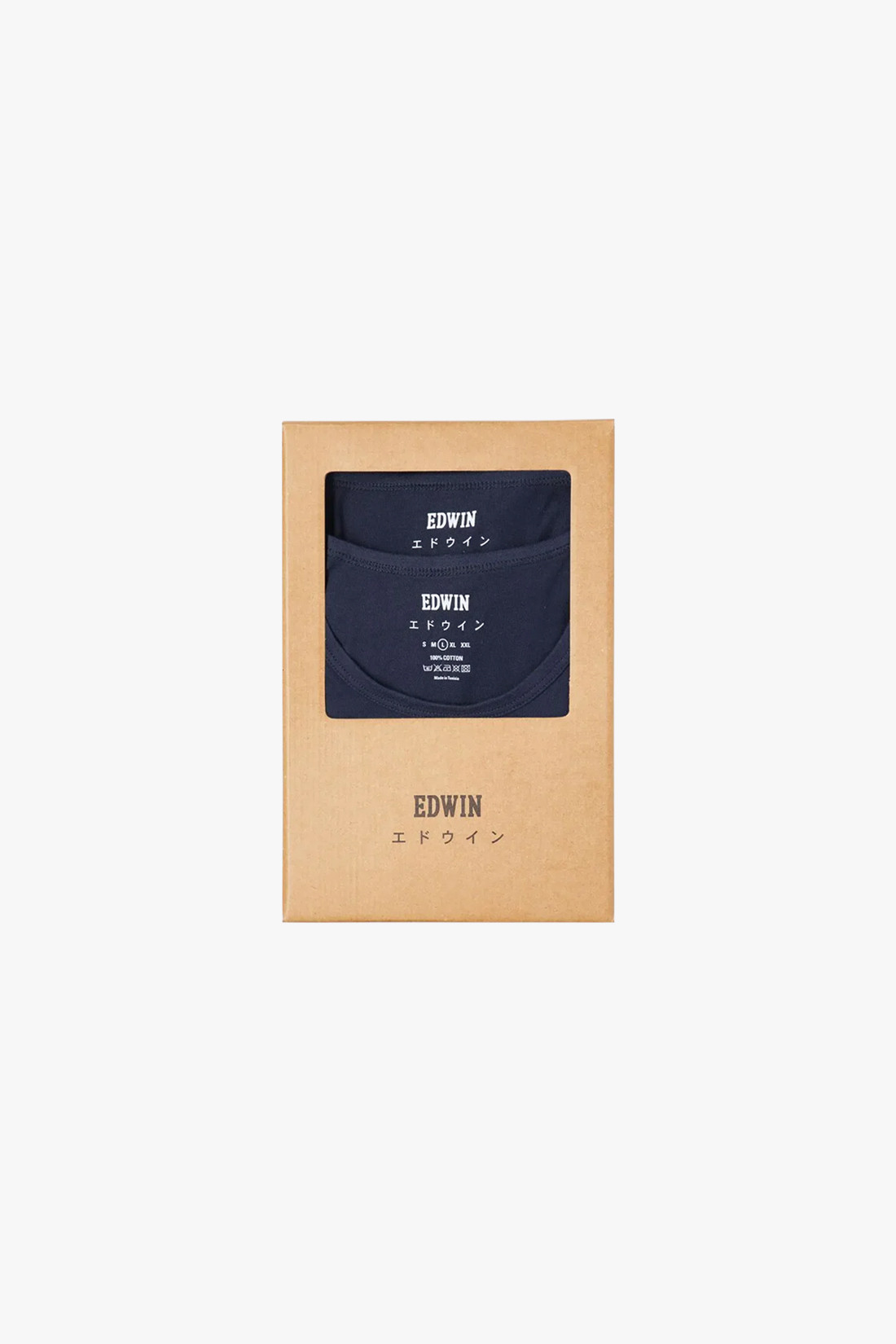 Double pack ss tee Navy