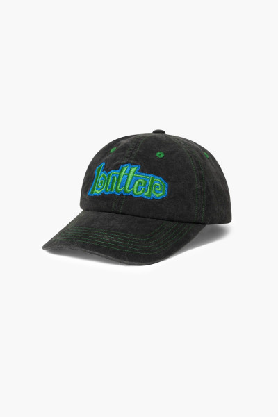Swirl 6 panel Black