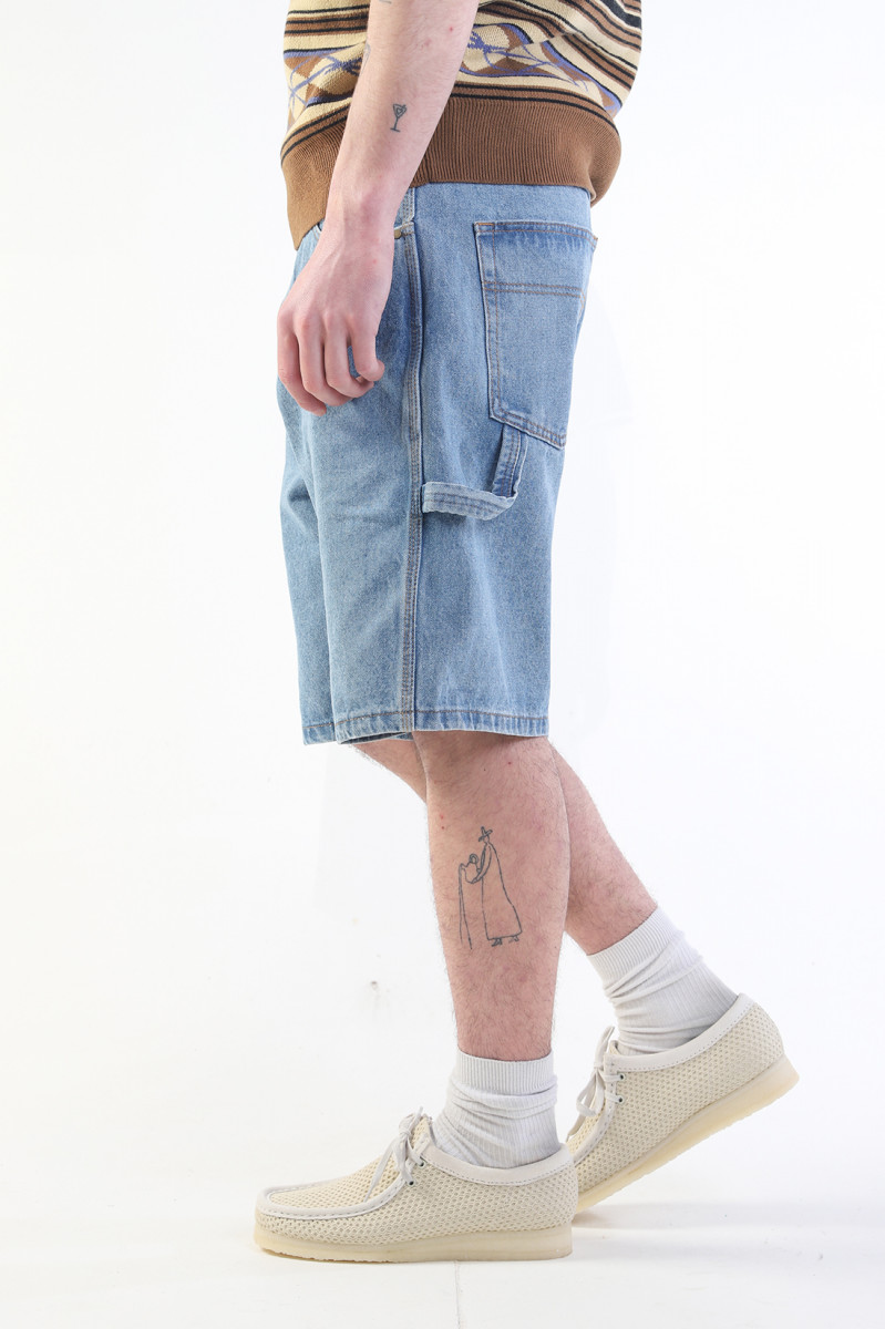 Weathergear heavy weight short Washed indigo