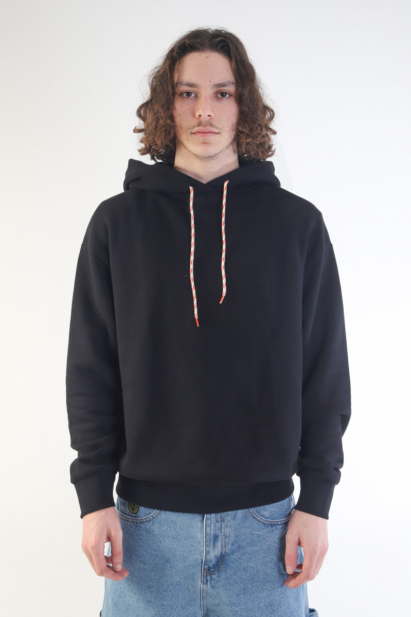 Mini kruger embroidered hoodie Black