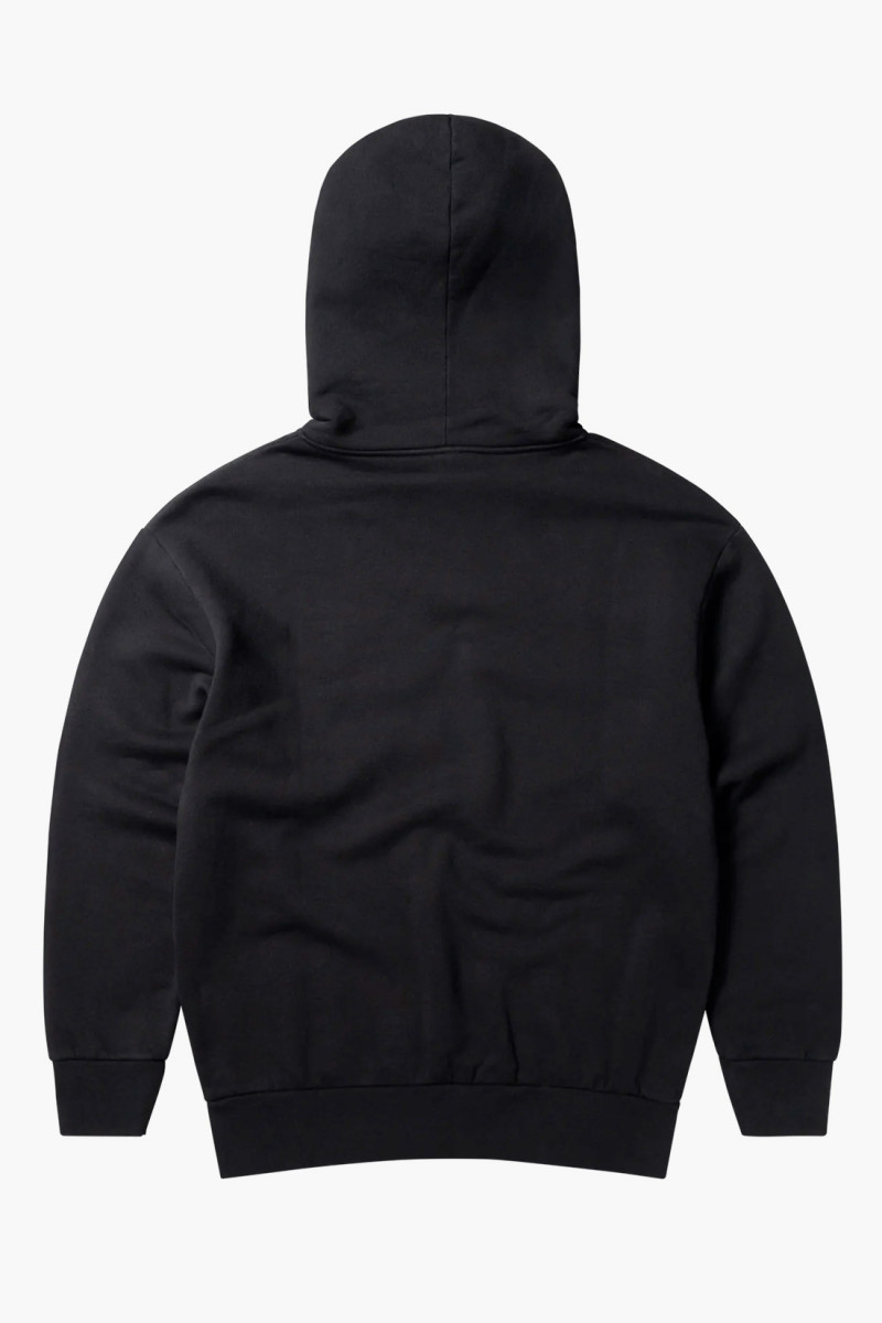 Mini kruger embroidered hoodie Black