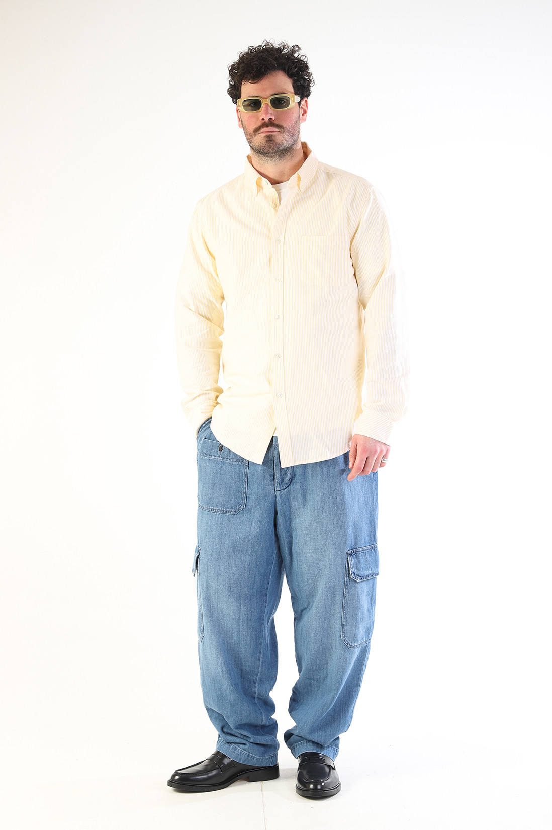 Belavista stripe shirt Yellow