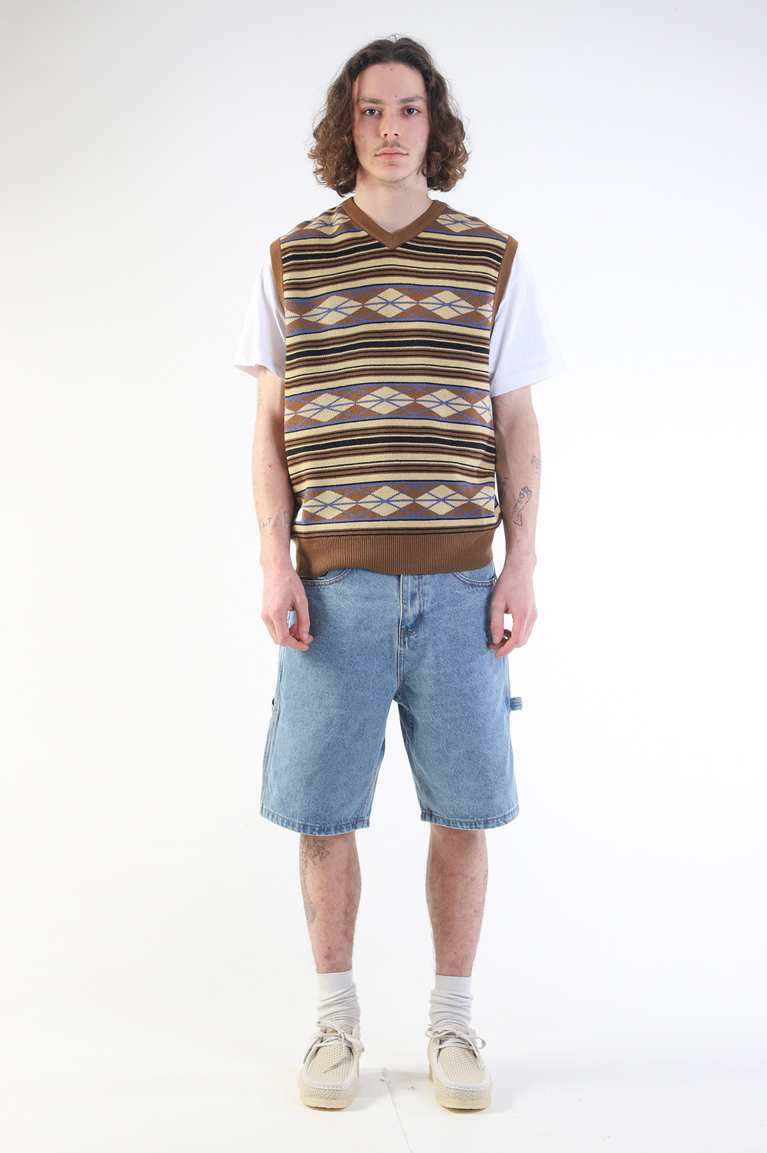 Weathergear heavy weight short Washed indigo