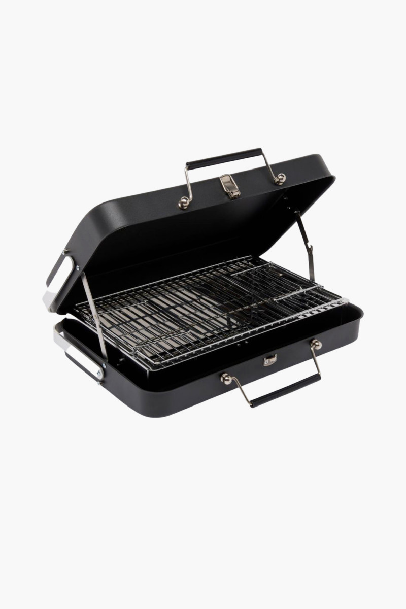 Portable bbq Black steel