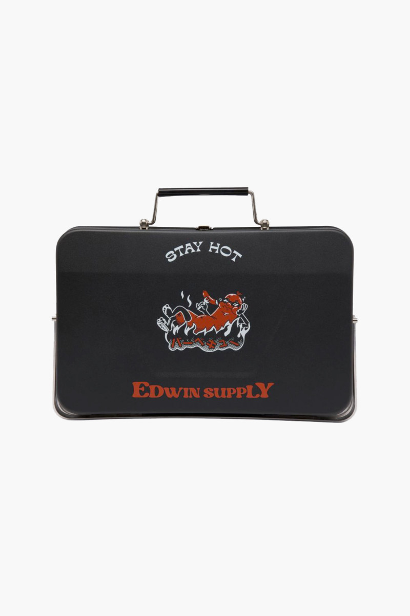 Portable bbq Black steel