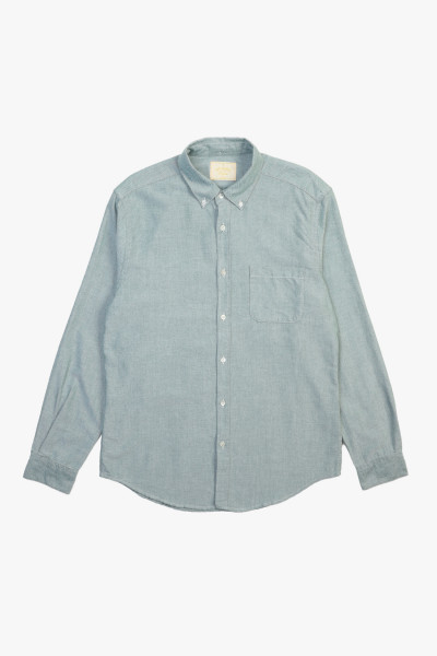Portuguese flannel Belavista shirt Green - GRADUATE STORE