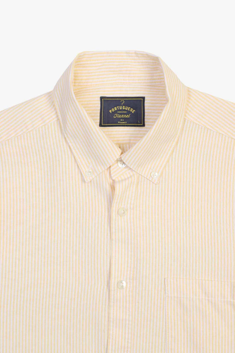 Belavista stripe shirt Yellow