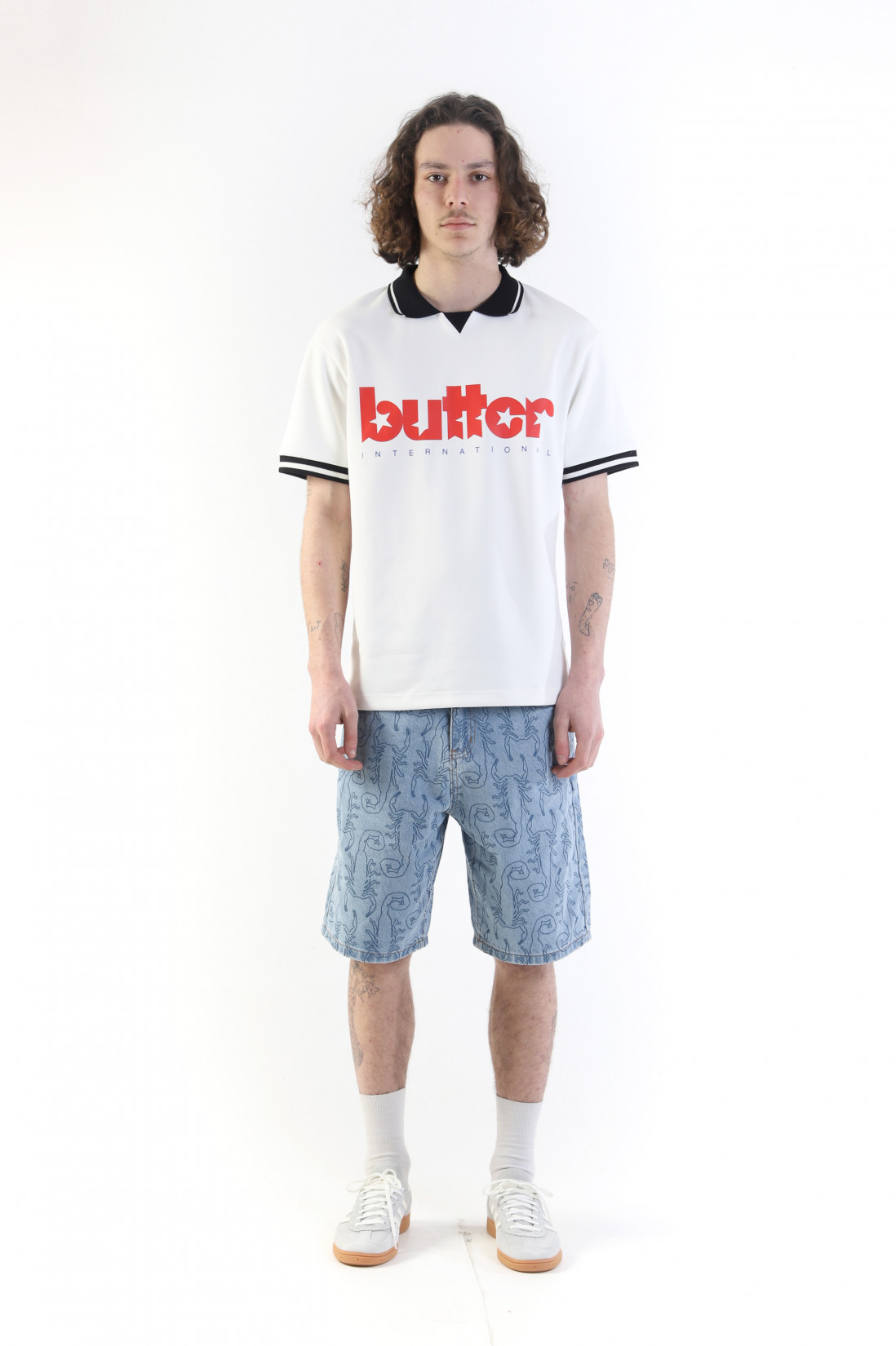 Scorpion  denim shorts Washed indigo