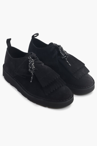 Clarks originals Desert khan x eg Black suede - GRADUATE STORE