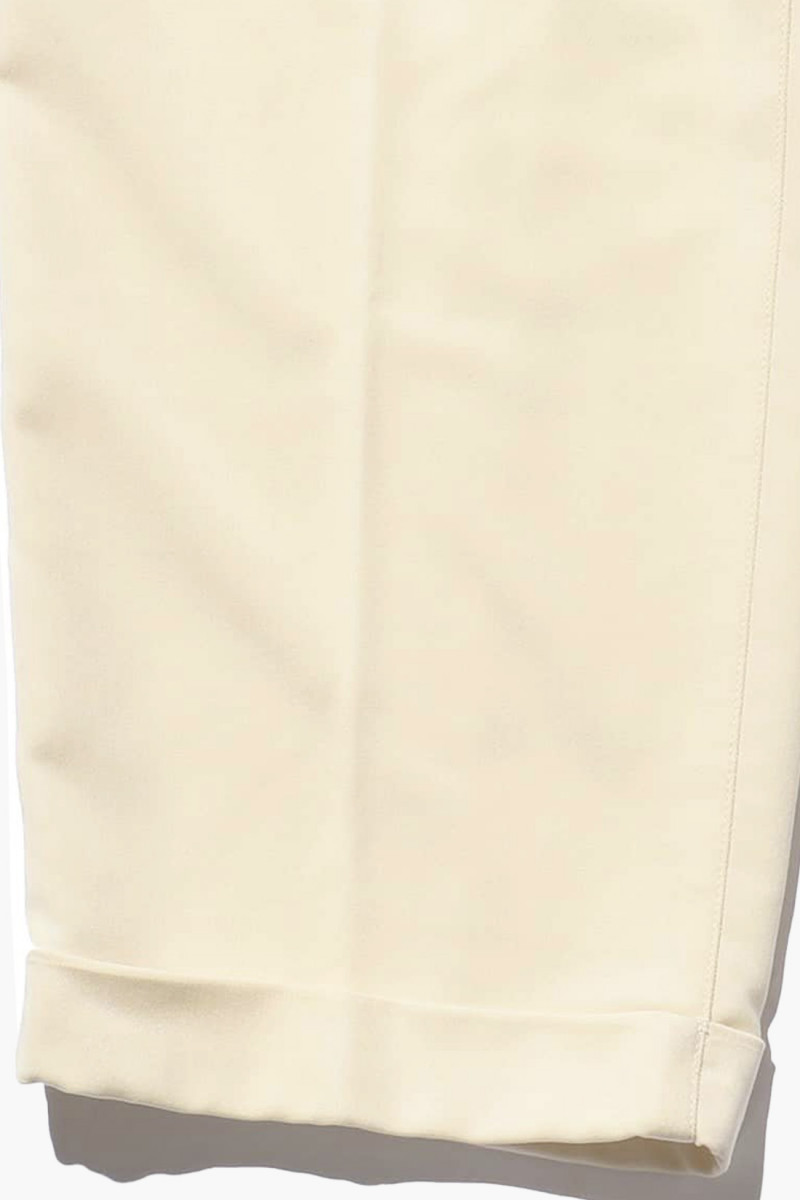 2 pleats trousers pe twill Oyster 05