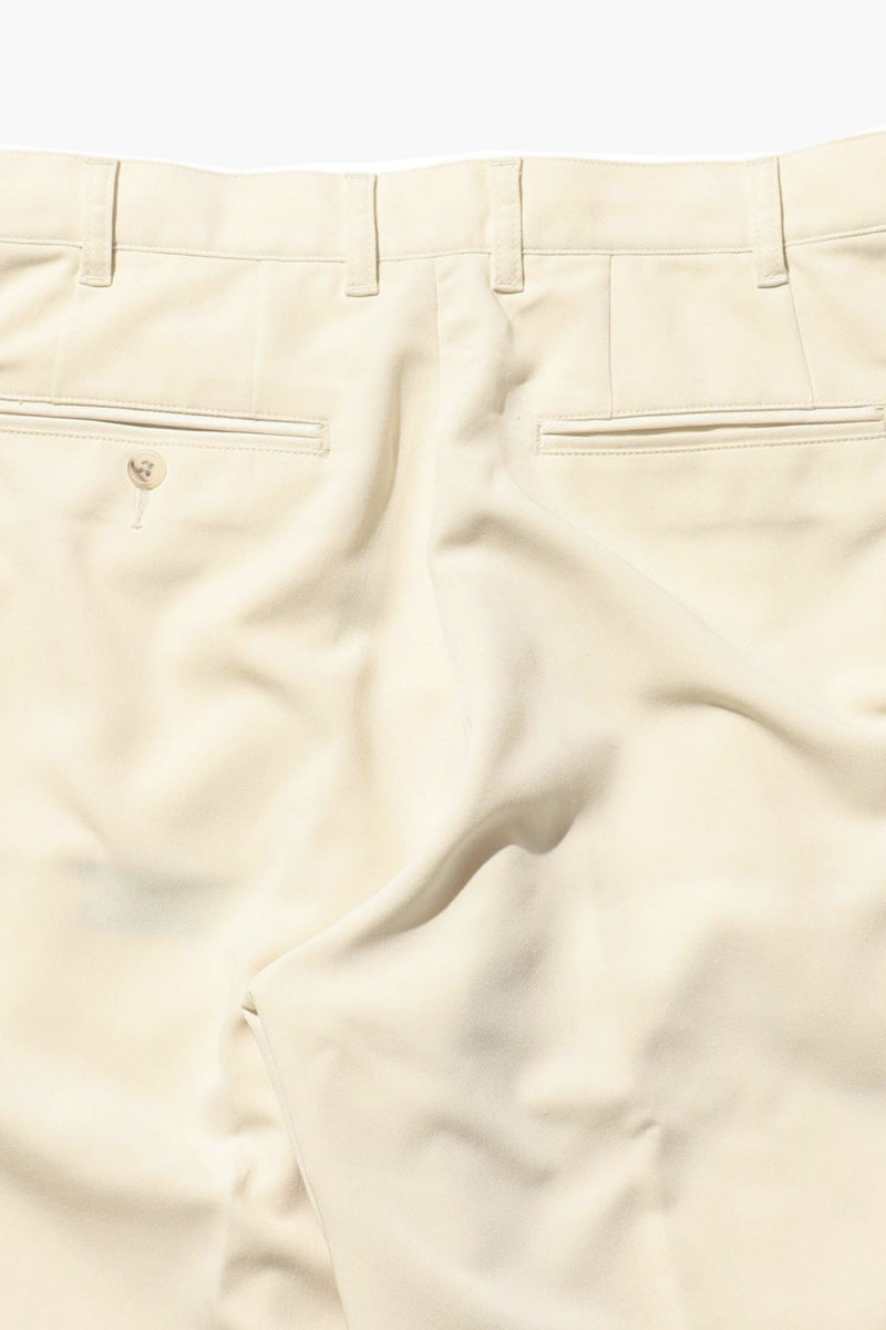2 pleats trousers pe twill Oyster 05