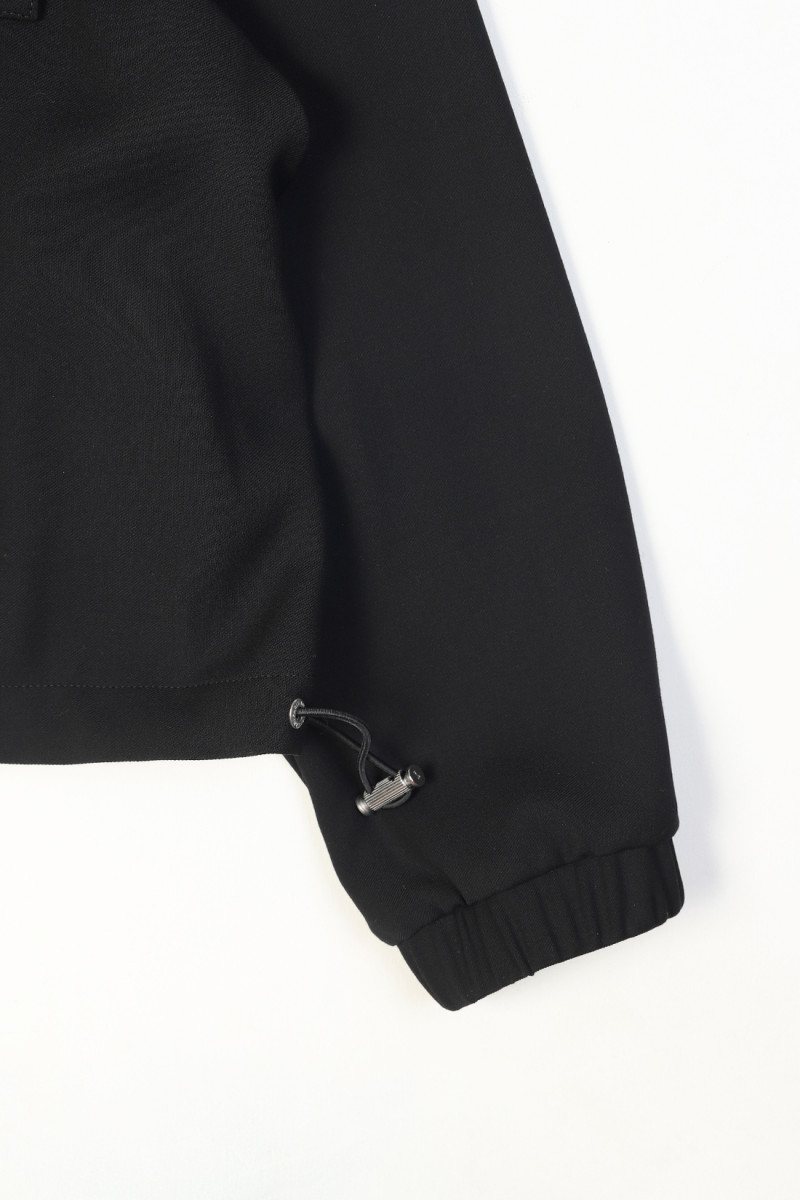 Coupe vent a capuche Black