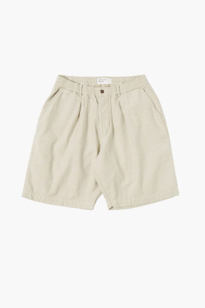 Pleated track short slub...