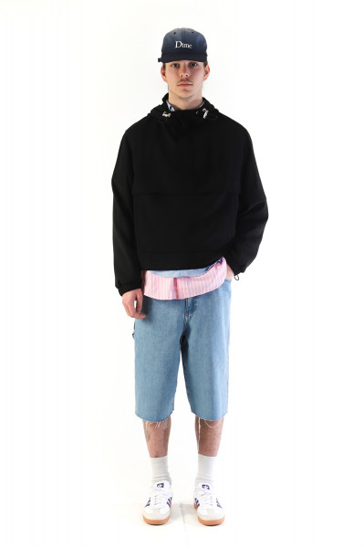 Coupe vent a capuche Black
