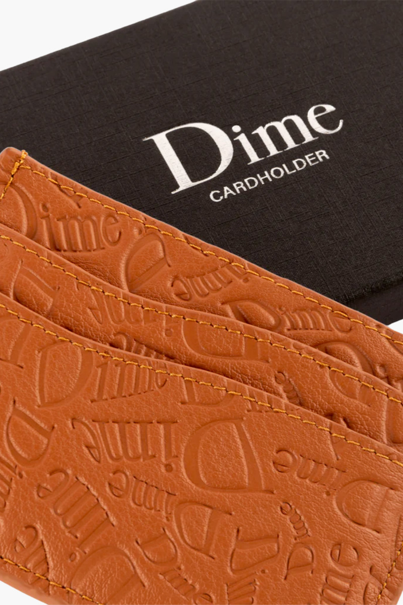 Haha leather cardholder Almond
