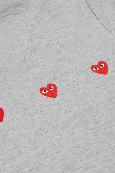 Comme des garçons play Play multi red heart t-shirt Grey - ...
