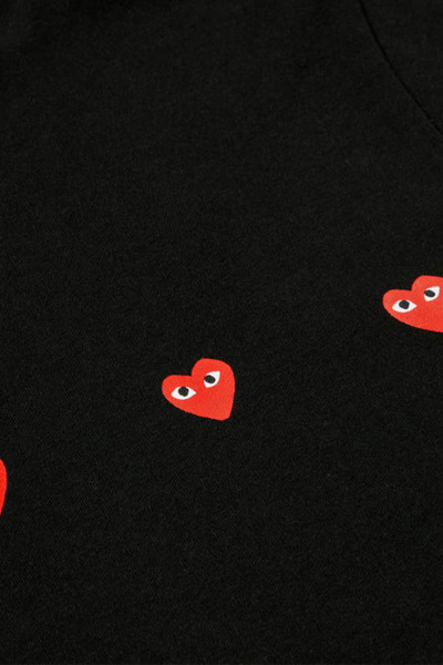 Comme des garçons play Play multi red heart t-shirt Black - ...