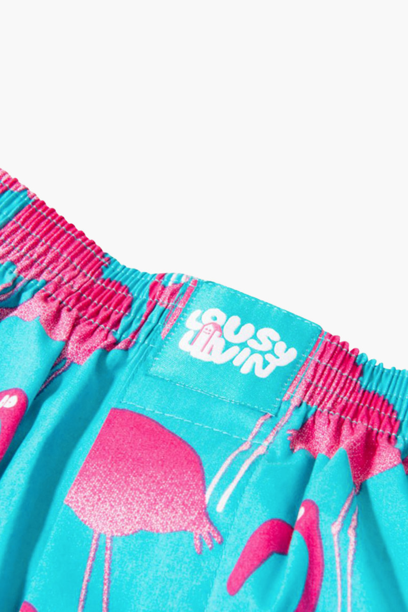 Boxer shorts flamingo Black & blue