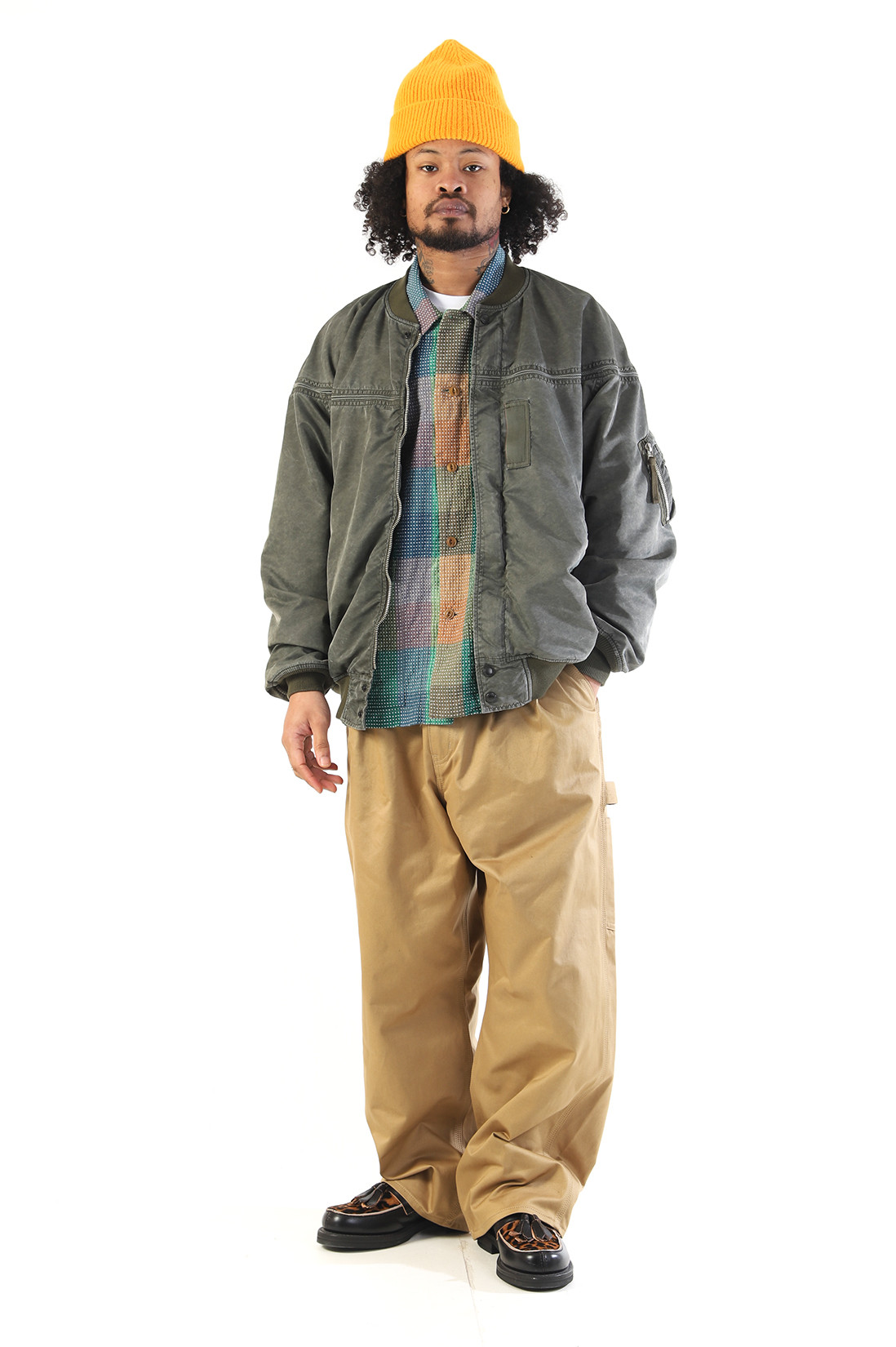 Men's jacket nylon Grey