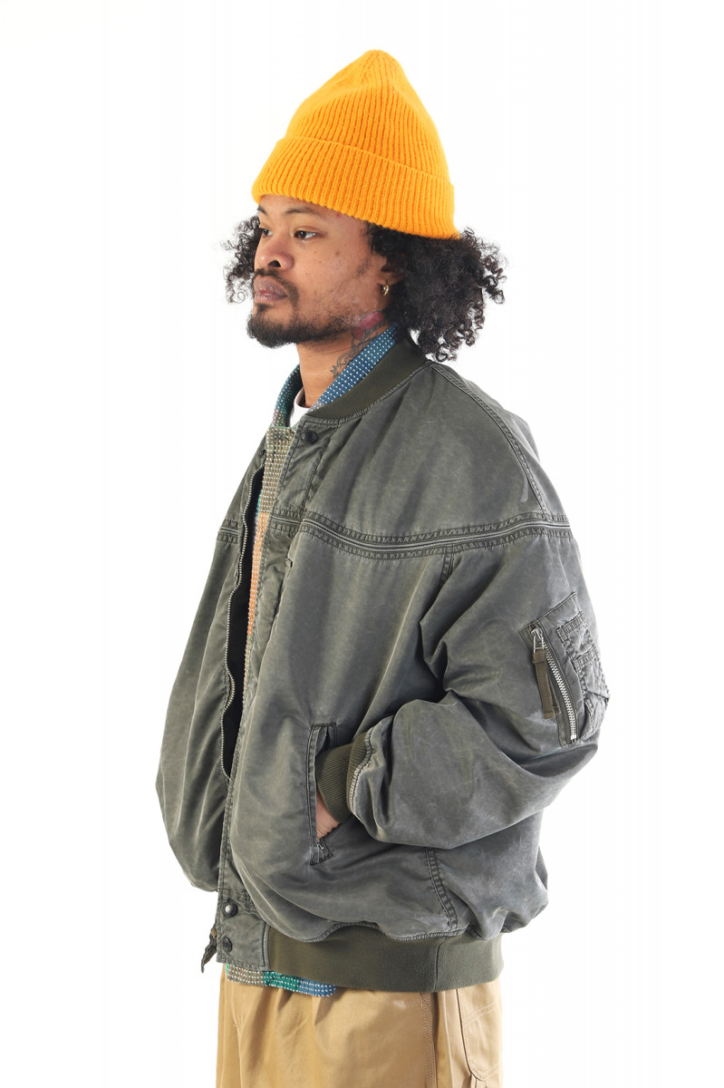 Men's jacket nylon Grey